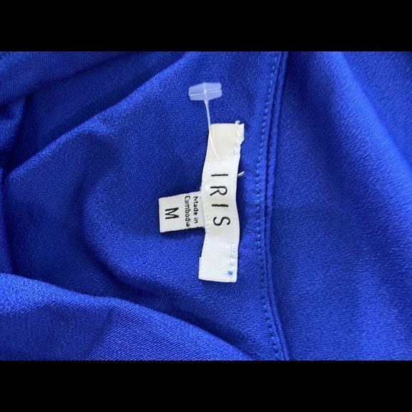 NWT Iris Royal Blue Body Con Dress - Picture 6 of 8